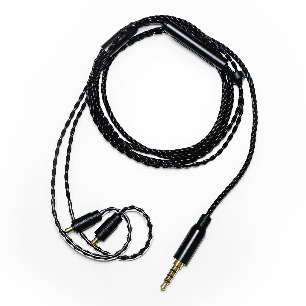 Acoustune Серия ARM ARM011CM Pentaconn Ear с микрофоном Сменный кабель для RS RS THREE ARM011CM-BULK Длинный-3,5 мм 4-контактный [Bulk-упаковка] ОДИН,