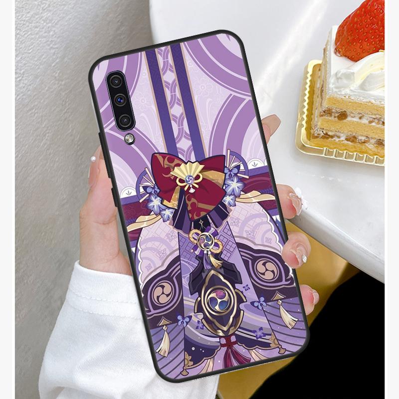Чехол Genshin Impact Raiden Shogun для Samsung A22 A12 A32 A42 A52 A72 A51 A71 A50 A70 A20e A21S A20S A52S Fundas
