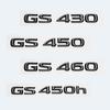 Глянцевые черные буквы из АБС-пластика GS200t GS250 GS300 GS430 GS460 GS450h ГИБРИДНАЯ эмблема для Lexus багажник автомобиля логотип наклейка аксессуары для значков