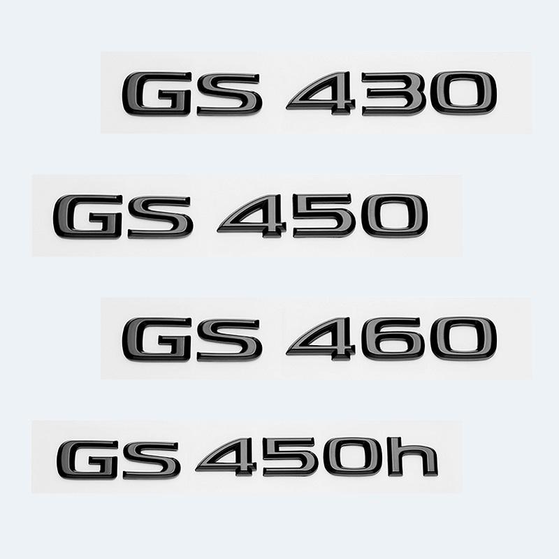 Для Lexus GS200t GS250 GS300 GS350 GS430 GS460 GS450h HYBRID задний багажник с логотипом глянцевый черный ABS эмблема модернизация с надписью