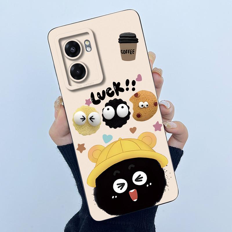 Case For Realme Narzo 50 5G V23 5G Q5i Cute Panda Sweet Cats Silicone Soft Back Cover RMX3572 RMX3571 Bumper Protective Casing