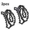 2pcs 14 Inch Chainsaw Chain Bar Pitch 3/8" Blade Wood Cutting 50 Drive Links Replacement Parts Chainsaw Spares for Electric Saw