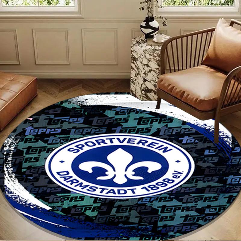 Sport Club Darm-stadt Round mat Home Decor, Chair rug For livingroom,Bedroom, doormat home decor Birthday Gift Christmas Gifts