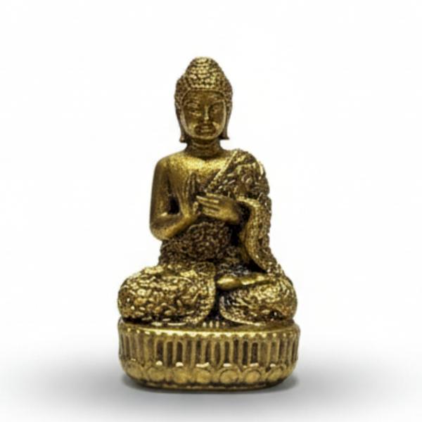 Brass Buddha Miniature (17gms) - 34mm
