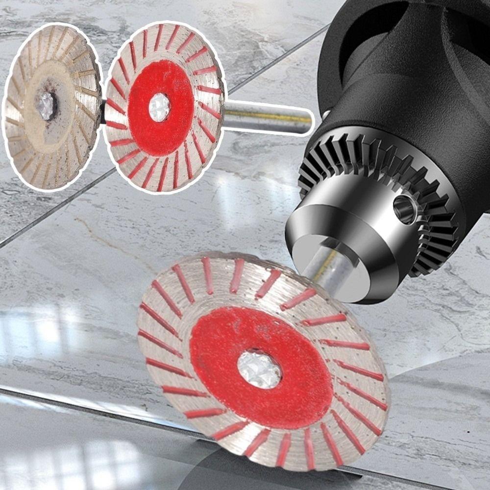 Алмазный отрезной диск 40 мм, хвостовик 6 мм, прочный круглый резьбовой отрезной диск, пильные диски для дерева, металла, камня, гранита, мрамора