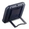 YNAC LINKSY Water-Resistant, High-Volume Timer with Stand and Clock, LT501BA, 8.1 x 9 x 1.7 cm, Black