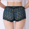 Large Size Sexy Lace Panties for Women High Waist Hollow Transparent Cotton Crotch Briefs Suitable for Fat Girls