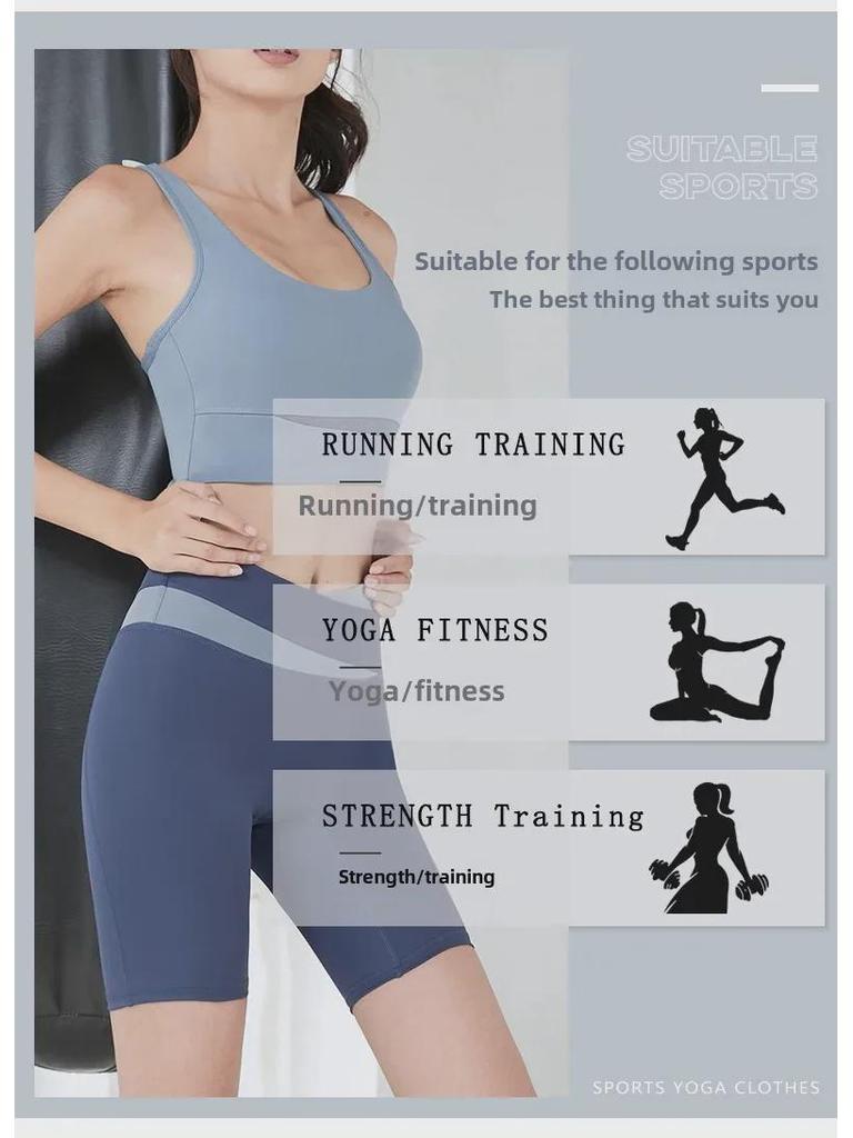Женский быстросохнущий спортивный костюм контрастного цвета: Летние дышащие колготки, приподнимающие бедра
