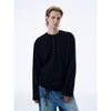 Kisko Simple American-Style Henry Collar Commuter Cleanfit Long-Sleeve T-Shirt for Men and Women, High-End Casual Base Layer Top