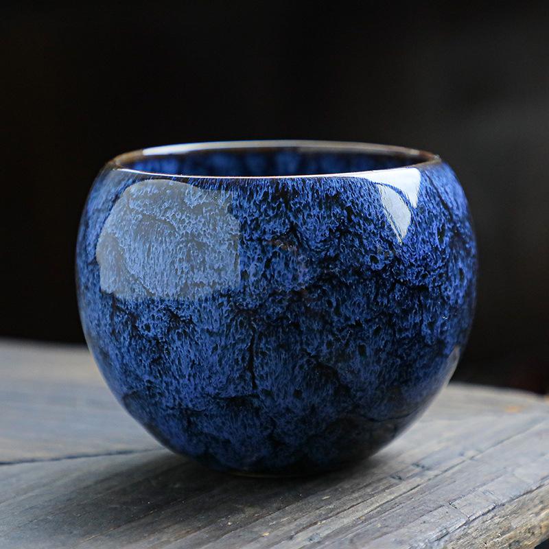 Чашка для чая одинарная обжиг с изменением цвета глазури Тяньму Цзяньчжань мастер-чашка чайная чашка керамическая чашка для эспрессо глазурь с изменением цвета