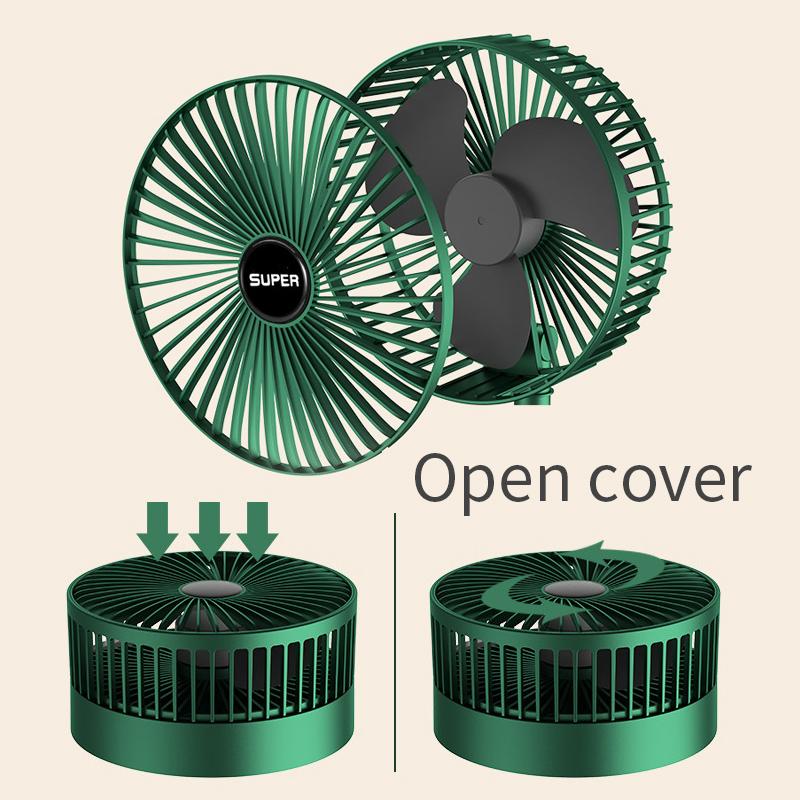 Mini Portable Desk Fan Foldaway Table Fan USB Rechargeable Pedestal Standing Floor Fan Lightweight Telescopic Fan Adjustable Height Fan