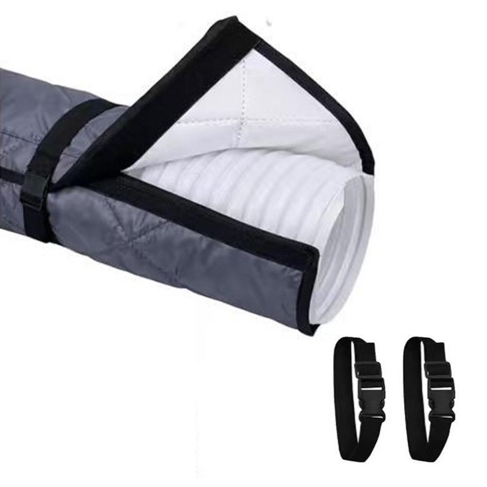 Adjustable Straps Portable AC Hose Sleeve Waterproof Exhaust Hose Wrap Household