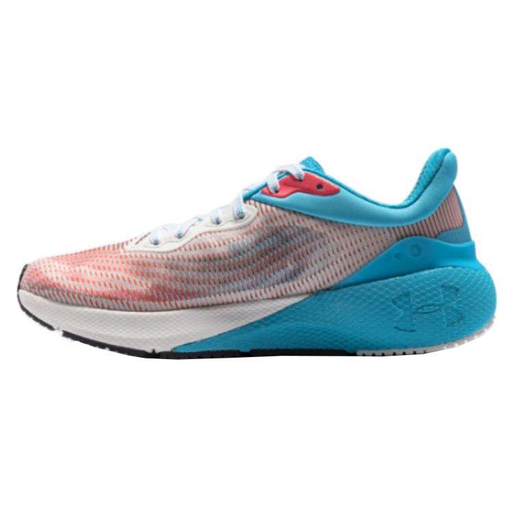 Under Armour Round Toe Lace-Up Low-Top Running Shoes Women Sneaker Blue Pink 3026265-301