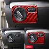 Для Volkswagen Golf 6 Gti R MK6 2008-2012 углеродное волокно интерьер авто переключатель фар панель рамка накладка наклейка автомобильные аксессуары