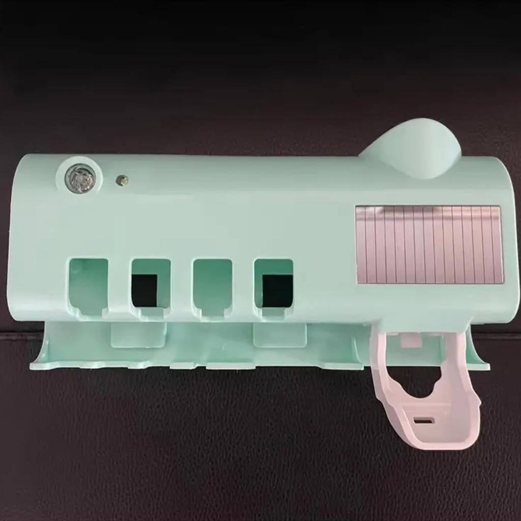 1 шт. Настенный органайзер для зубных щеток и зубной пасты - Держатель для электрических зубных щеток, компактный дизайн - Интеллектуальная очистка