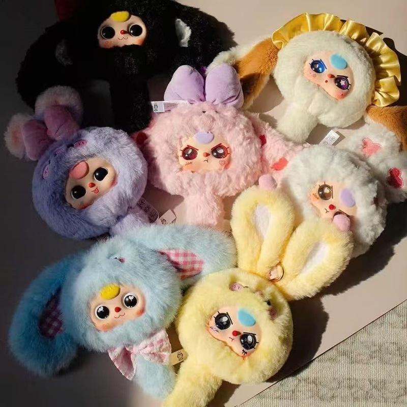 Детская серия «Три волшебных зеркала» Blind Box Плюшевая игрушка Кукла Украшение-зеркало для макияжа Аниме Периферия Таинственная коробка Практичные подарки