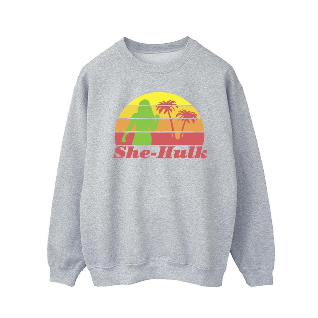 Marvel Mens She-Hulk: Attorney At Law Sunset Flex Sweatshirt
