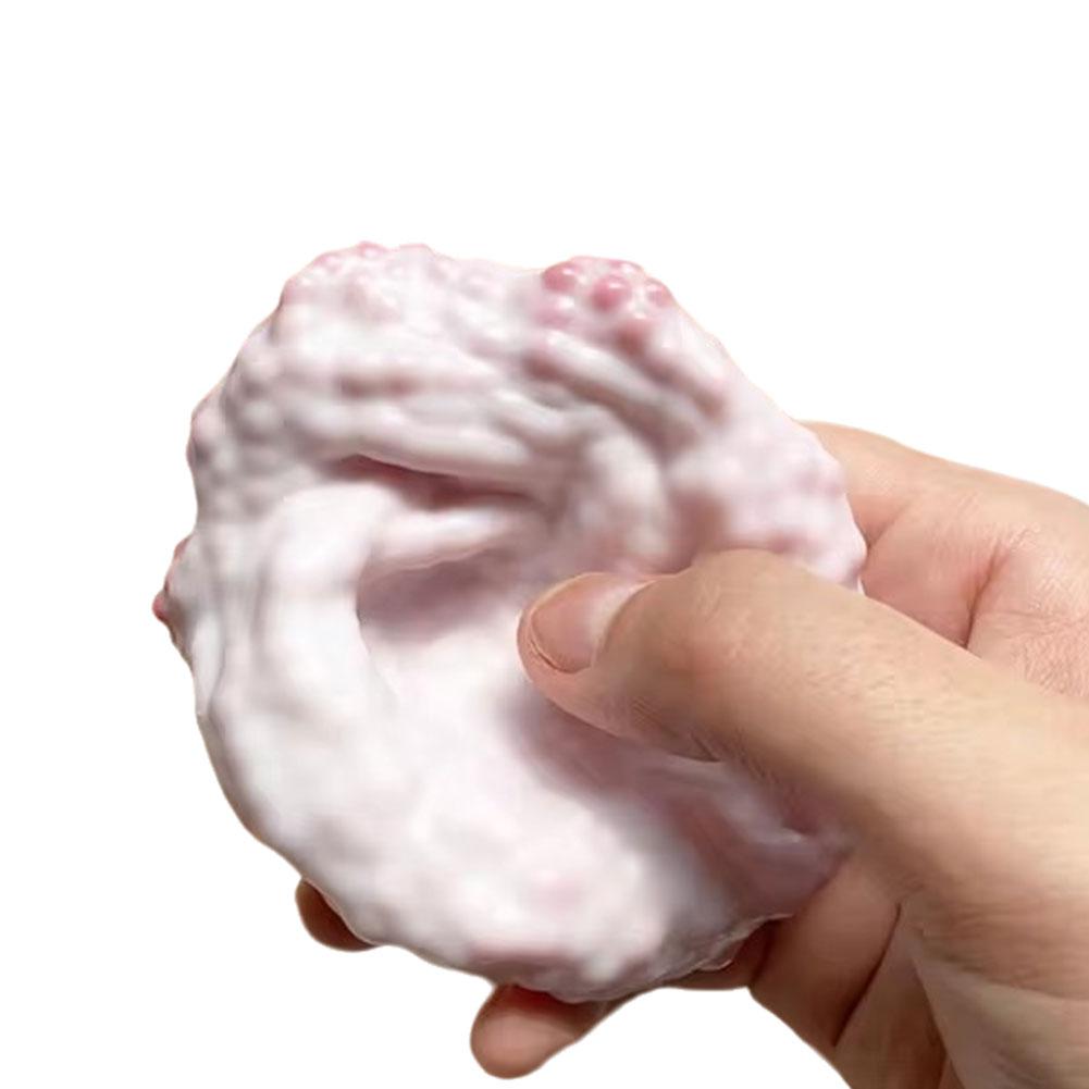 Grape Stressball Colorful Beads Shapeable Vacuum Ball Ball Ball Toys Noisy Sensory Stre Q5E6