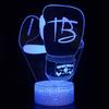 Спортивная сувенирная настольная лампа USB для тхэквондо, украшение для спальни, детский подарок, цветной маленький ночник, креативный 3D светодиодный светильник