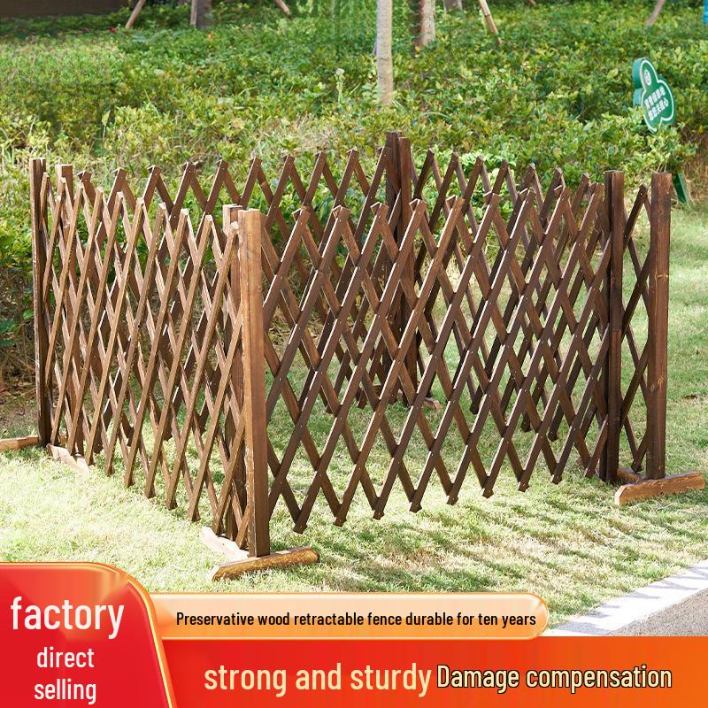 Уличный антикоррозийный раздвижной деревянный забор для сада, двора, крытого балкона и вольера для собак.