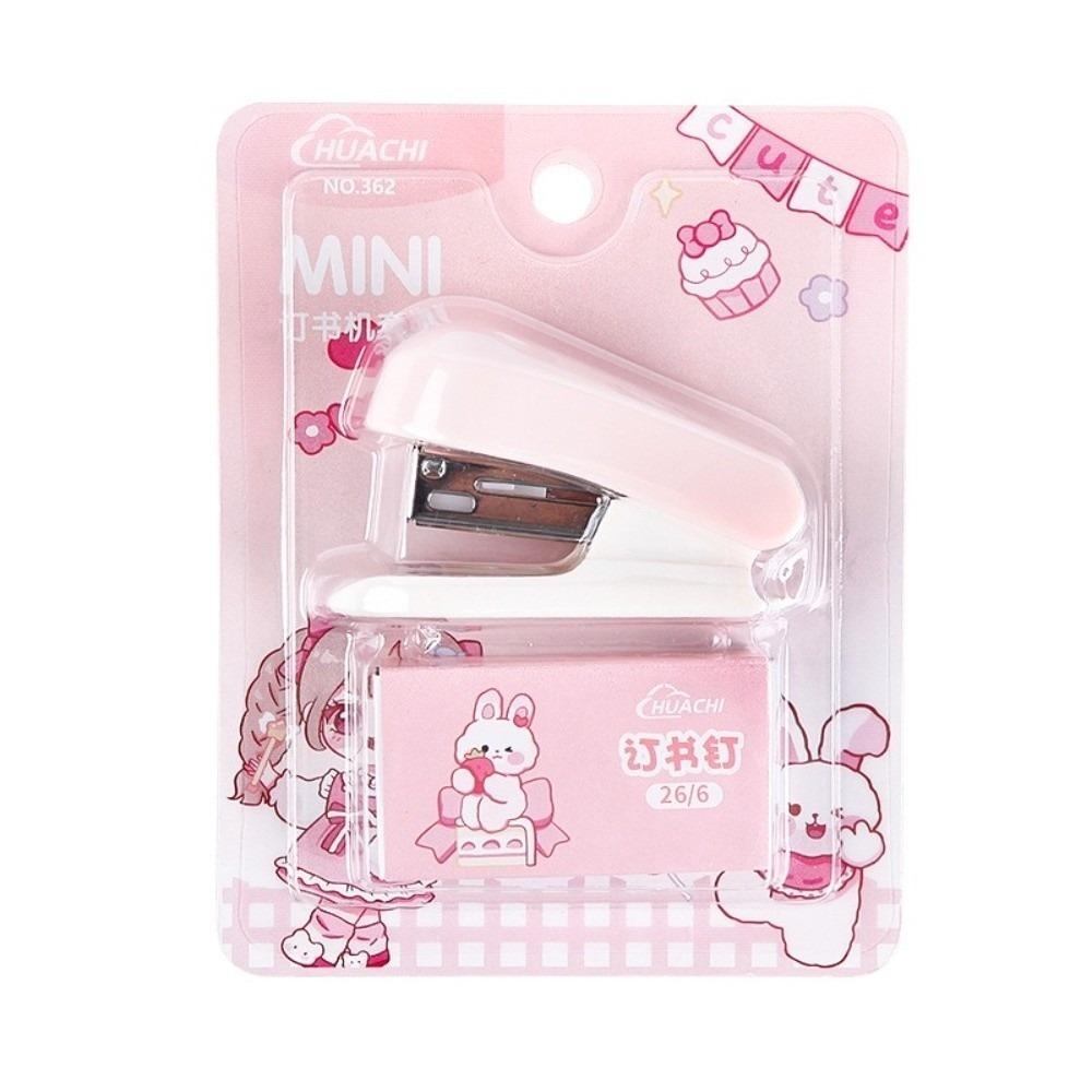 Пастельный цвет Студенческий степлер Маленький размер Степлер для тестовых работ Милая машина для переплета книг Школьное использование