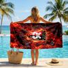 Stade Rennais FC print Quick Dry Beach Towel Microfiber Absorbent Portable Travel Swimming Towel