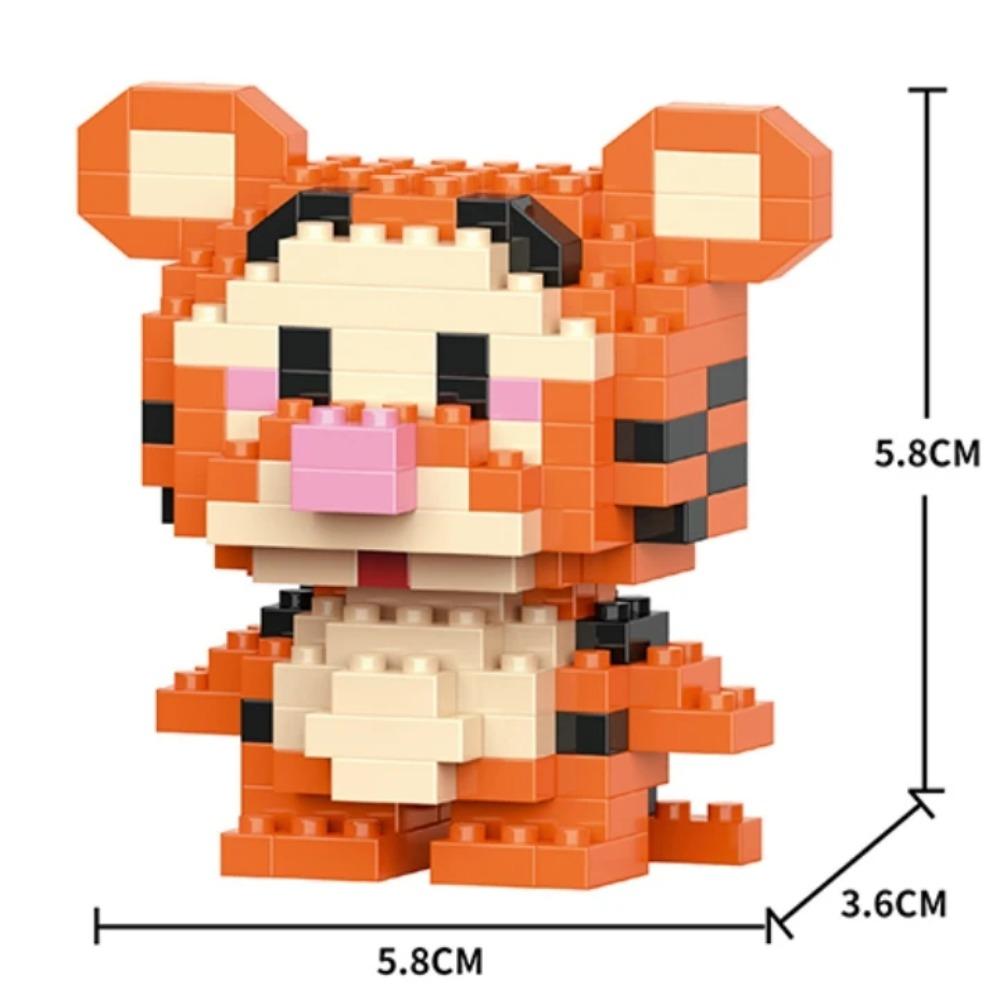 Дисней Аниме Принцесса Строительные блоки Стич Микки Маус мини Фигурки игрушки-экшн Блоки Игрушки Кирпичики Сборные игрушки Детские подарки