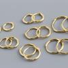 WANTME 925 Silver Fashion Simple Huggies Ear Buckle Accessories Minimalist Charm Ear Hoop Earrings for Women Jewelry