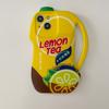 Ins Creative Lemon Tea Suitable For IPhone 14 Funny 12 ProMax Phone Case 13 Men And Women 15 Anti Drop
