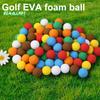 40Pcs Colorful EVA Foam Golf Balls - 2.15cm Diameter, Soft, Lightweight, Realistic Feel, Limited Flight, for Kids