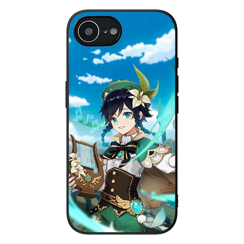 Милый чехол Genshin Impact Venti для Motorola Moto Edge 70 60 Fusion 40 NEO 20 Pro G Stylus G56 G96 G71 G73 G52 G41 G42 G50 G51