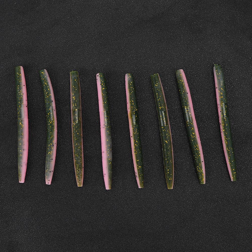 8 шт. AR24 10 см 6,5 г Мягкий червь Рыболовная приманка Искусственная Реалистичная Симуляция Приманка Аксессуар#2