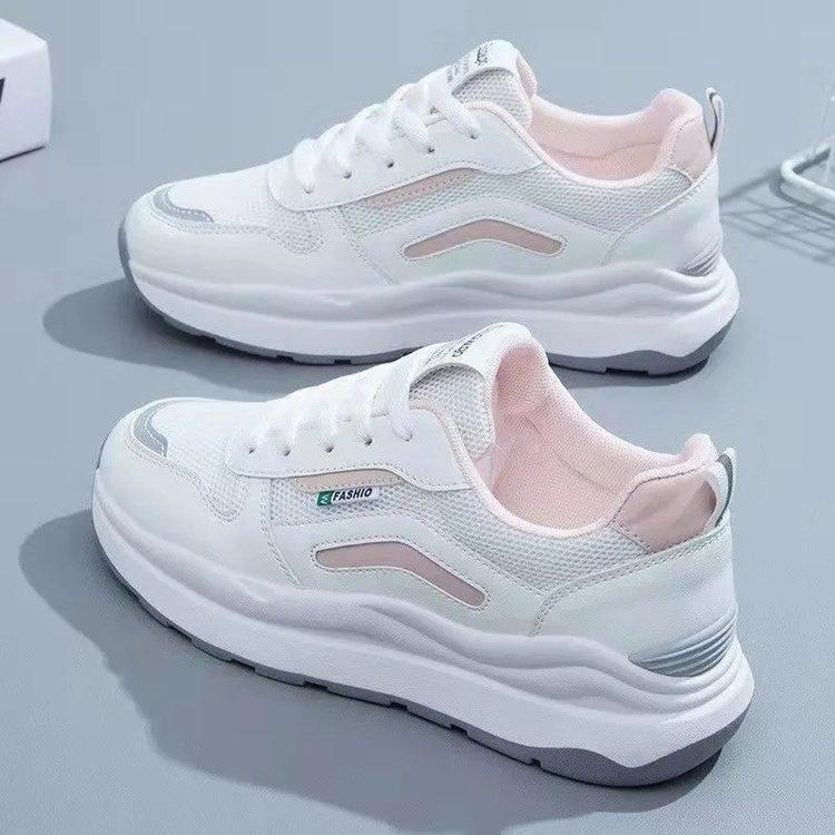 Daddy Shoes женские весенние новые поступления резиновые мягкие кроссовки женские туфли однотонные увеличивающие рост для отдыха и спорта Cortez