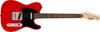 Squier by Fender Squier Electric Laurel Black Torino with Soft Case Sonic™ Telecaster® Guitar, Fingerboard, Pickguard, Red,