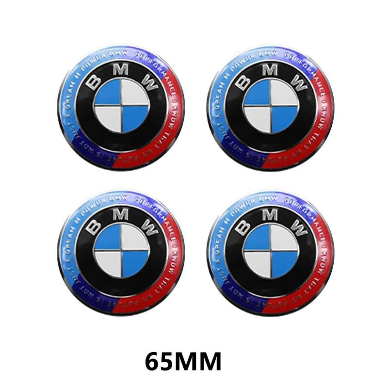 4pcs 56/65mm automobile wheel center sticker For BMW M Emblem E46 E36 E34 F10 E90 F30 E60 F30 E53 E30 E92 E87 ACCESSORIES BV9