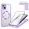 For IPhone 16 Pro Max Case 360 Full Magnetic Clear Shockproof Phone Case for IPhone 16 14 13 12 11 15 Pro Max Plus for Magsafe Wireless Charge Cover