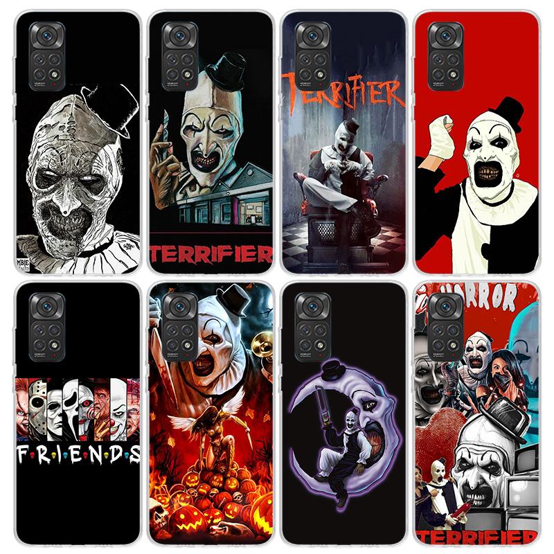 Horror Movie Terrifier Phone Case For Xiaomi Redmi Note 15 14 14S 13 12S 12 Pro Plus 11S 11 10S 10 4G Cover 11E 11T 5G Print Fun