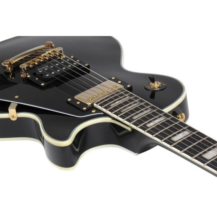 Guitare Électrique - Rocktile - L-200BK Deluxe - 2 Humbuckers - Touche En Tulipier - Table En Acajou