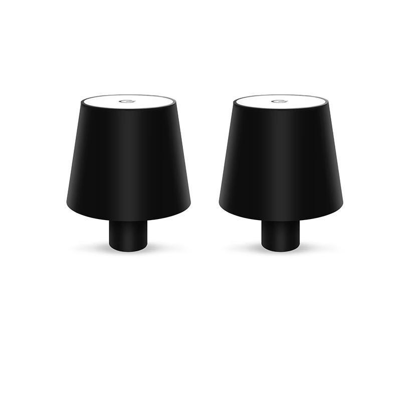 Беспроводная лампа для бутылок вина, светодиодная лампа для бутылок, портативная сенсорная настольная лампа с сенсорным управлением 3 цветов и плавной регулировкой яркости, ночник для декора бара и вечеринки