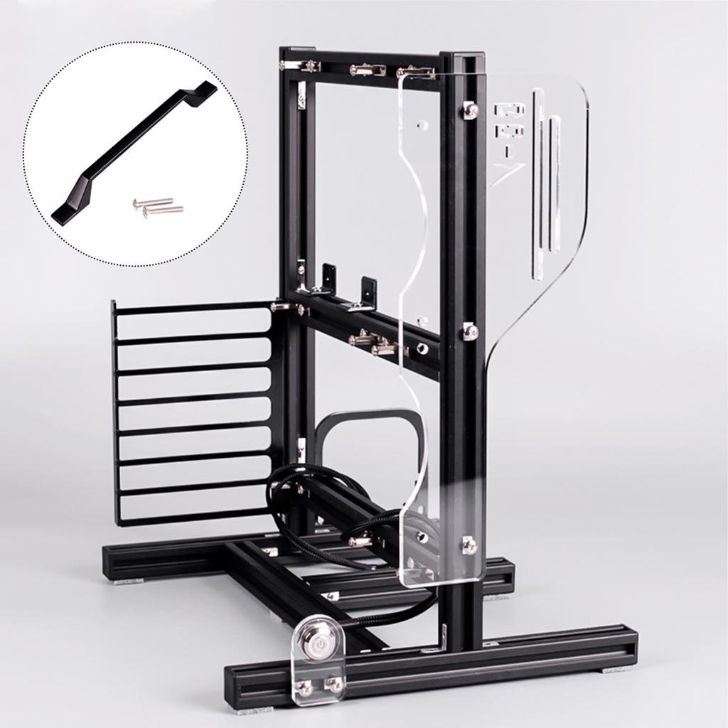 ATx M ATX  ITX Open Chassis Vertical Overclocking Test Platform Chassis Rack   Handle