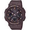 Baby-G BGA-2510-5AJF [Осенние цвета] Круглые часы из коричневой смолы Цифровые аналоговые