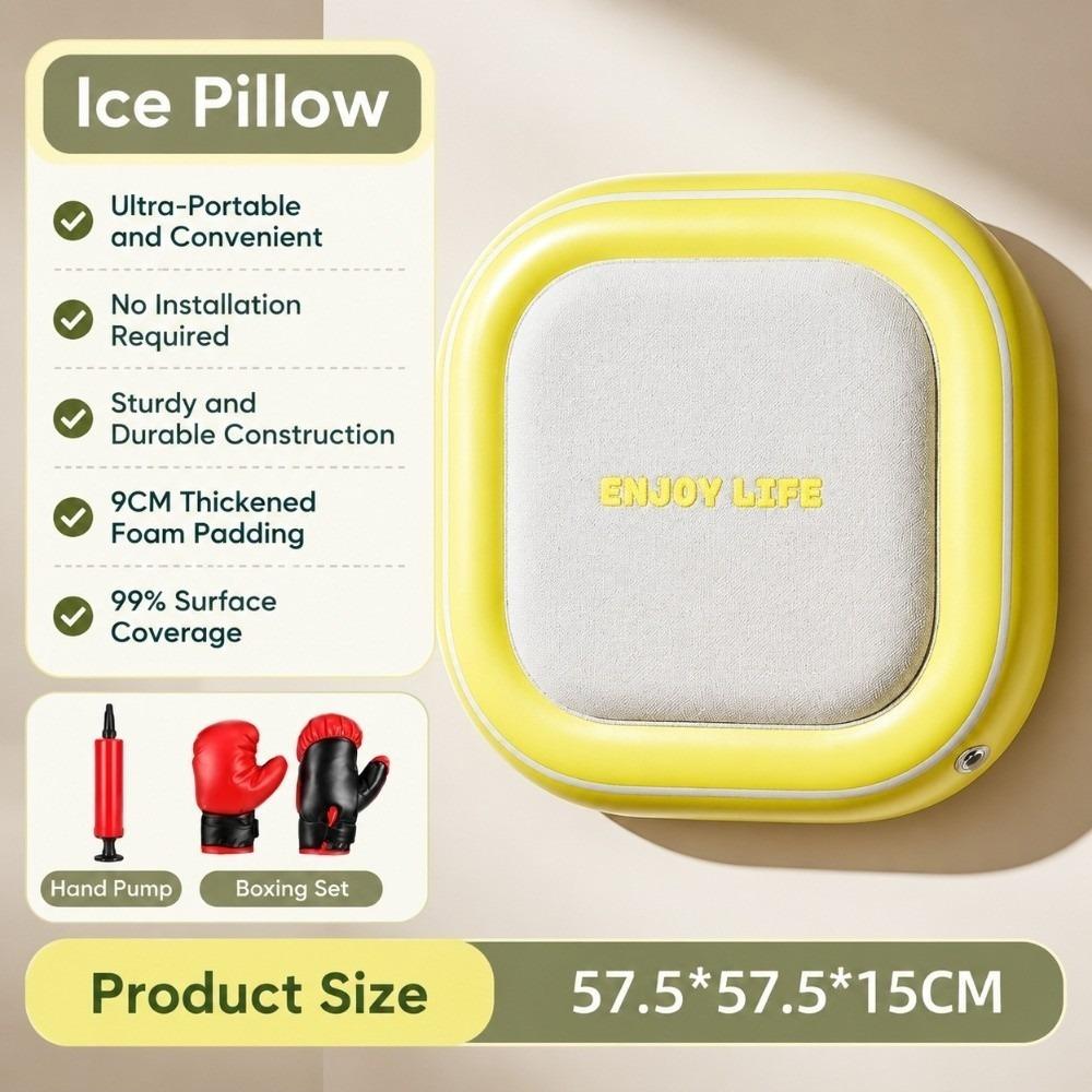 Inflatable Suction Mount Wall Punching Pad No Drill Punching Training Pad Kids Boxing Training
