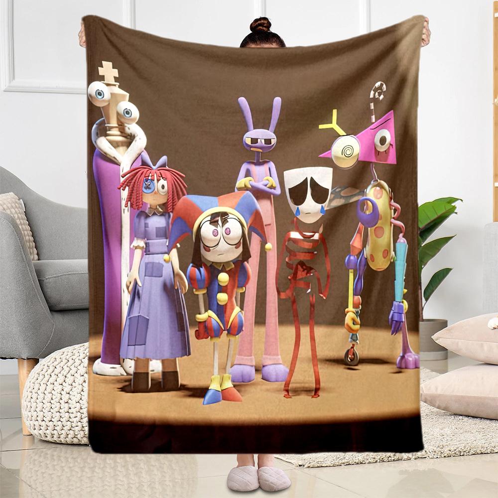 Digital Circus2 Blankets are suitable for living rooms,making them an ideal choice for outdoor travel and gifts.
