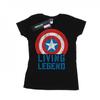 Womens/Ladies Captain America Living Legend Cotton T-Shirt