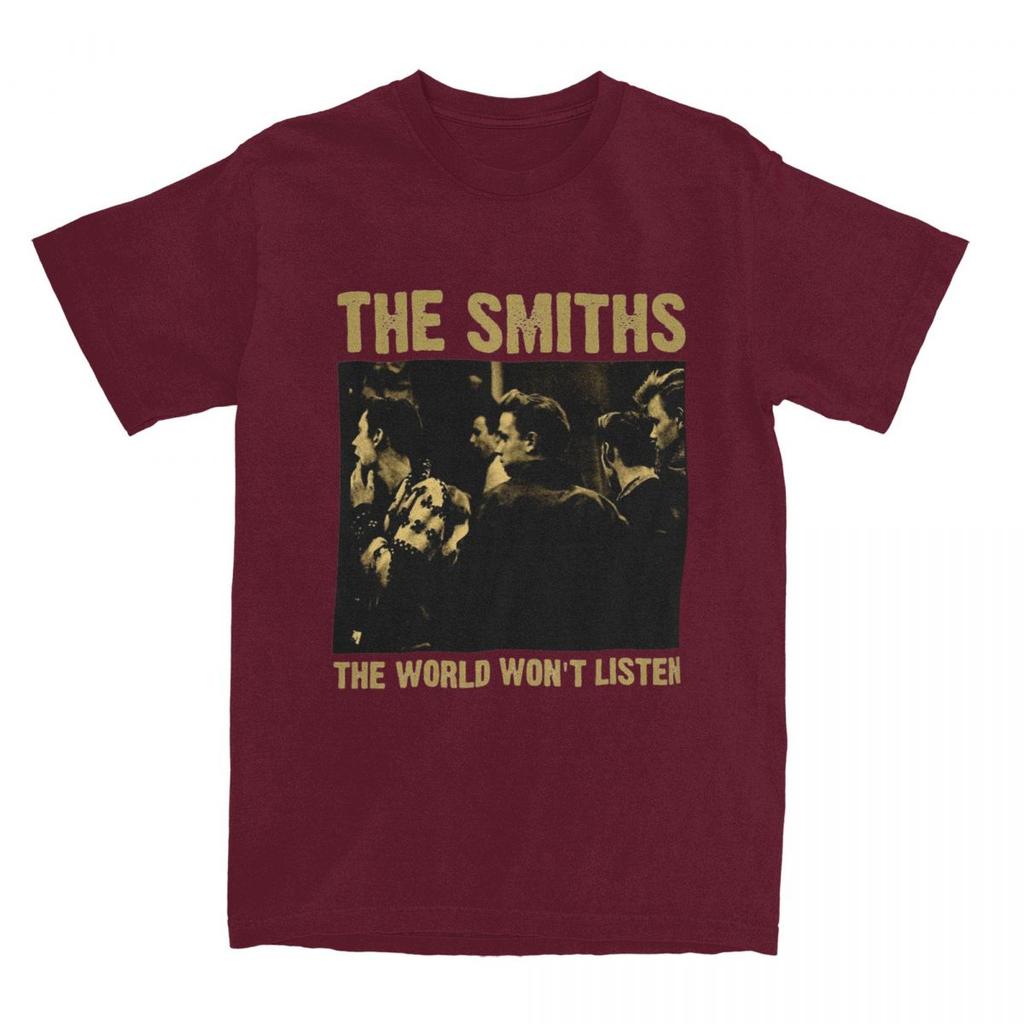 Футболка The Smiths Летняя Мода С Принтом Y2K Забавные Футболки 100% Хлопок Футболка Харадзюку Для Мужчин С Короткими Рукавами Повседневная Одежда