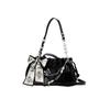 COACH shoulder bag [Customized bag] Faye metal logo cloud leather tag sewn embroidered carriage logo extension Butterfly Dream White Basic Outfit