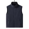 Men's Vest Warm Vest Sleeveless Jacket Zipper Cardigan Top
