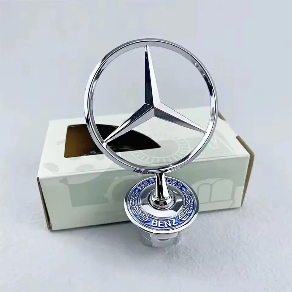 KMLB1 1 шт. эмблема Звезда Капот Автомобильный Капот Передний Логотип для Mercedes E S Class w204 w211 w205 W212 w203 w213 аксессуары Mercedes Benz