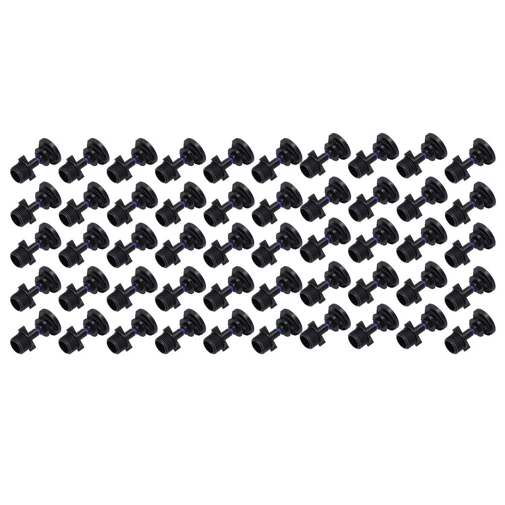 50 шт. двойной распылитель с наружной резьбой G1/2 вращающийся на 360 градусов распылитель воды для садового газона