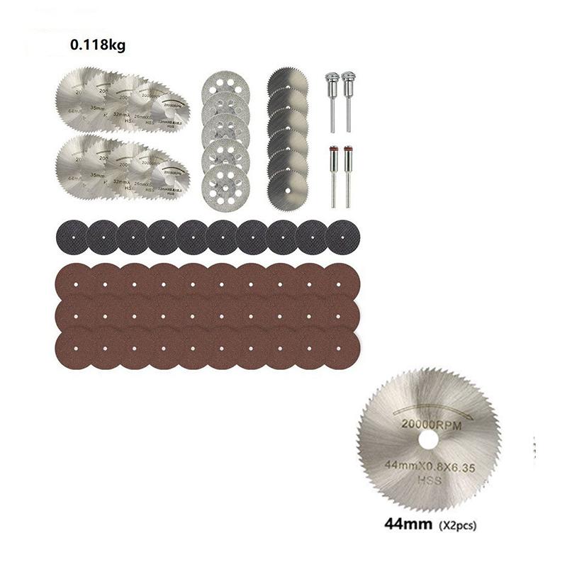 Diamond Saw Blade Circular Saw Blade Dremel Rotary Tools Cut-Off Wheels HSS Mini Resin Diamond Cutting Discs Set